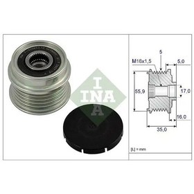 Resim Ina 535000410 Alternator Kasnagi 028903027q 028903027s 028903028 