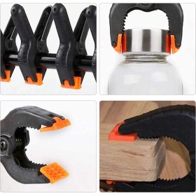 Resim 24 Adet F-Kelepçeleri Kelepçe Kiti Hızlı Serbest Bırakma Vidası Kelepçeleri Kelepçeler Kelepçe Kümeleri-Bir El Diy El Alet Kiti (Yurt Dışından) 