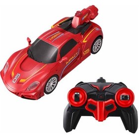 Resim Transforming Robot Racer Uzaktan Kumandalı Sesli Ve Işıklı Robotl Çok Renkli 