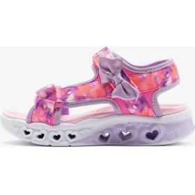 Resim Skechers Flutter Hearts Sandal-Blurry Love Büyük Kız Çocuk Pembe Işıklı Sandalet 303110L Pklv 