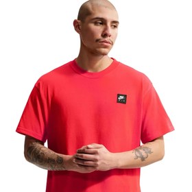 Resim Nike Air Box Erkek Kırmızı Tişört (IR8021-696) 