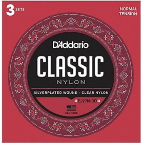 Resim Daddario D’Addario EJ27N-3D Klasik Gitar Tel Seti 4/4 3’lü Paket Normal Tension 