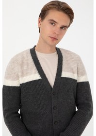 Resim U.s. Polo Assn. Erkek Antrasit Hırka Triko 50315033-vr006 Antrasıt 