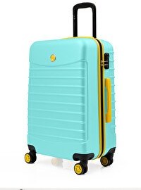 Resim Louisiana Polo 1168 4x2 Teker Su Yeşili Orta Boy Valiz 