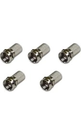 Resim Moonkip Anten ve Uydu Kablosu Ucu F Konnektör Standart Uydu Kablosu Ucu Bağlantı F Konnektör (5 Adet) 