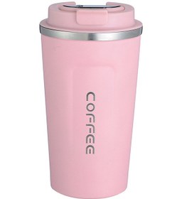 Resim Maiyame Akıllı Sıcaklık Gösteren 304 Çelik Termos Bardak, Dokunmatik Ekran, Çift Katlı Vakumlu, Araçta Kullanıma Uygun, Pembe 510ml Siyah 