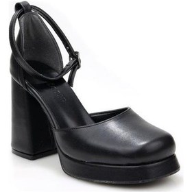 Resim Papuçcity Moda Zen 03512 Kadın Topuklu Abiye Ayakkabı Sıyah 