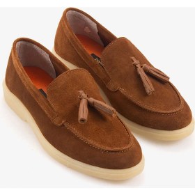 Resim Kemal Tanca Kadın Kauçuk Tabanlı Süet Loafer 15001 