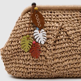 Resim OGGO Hasır Medium Clutch & Çapraz Çanta 