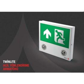 Resim Arsel Twinlite Tw-121-L Acil Çıkış Yönlendirme Armatürü Sürekli V 