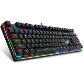 Resim Rapoo V700RGB Rgb Backlit Mekanik Gaming Klavye Us Black 