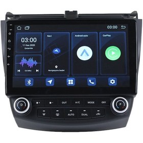 Resim Honda Accord 2003-2007 10 İnç 4-64 Pro Model Qled Ekran 9" 