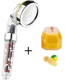 Resim mak supply Duş Başlığı Ve C Vitaminli Limon Kokulu Duş Başlığın Yedek Kartuşu 2li Set 