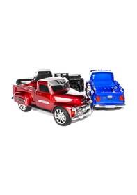 Resim JUNGLEE Ws-558bt Nostaljik Pikap Araba Fm Radyolu Bluetooth Hoparlör Kırmızı 