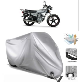 Resim Autolion Kuba CG150 Motosiklet Brandası (Bağlantı ve Kilit Uyumlu) 