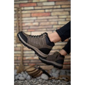 Resim moda ayakkabım Moda Ayakkabı 5103 Erkek Günlük Kürklü Bot Ayakkabı 