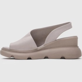 Resim Togo Kadın Dolgu Topuk Sandalet [060223], Buz Gri, 36 