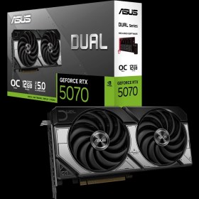 Resim Asus Dual RTX5070-O12G, 12GB, 192BIT, Gddr7, 1xhdmı, 3xdp Gamıng Ekran Kartı 
