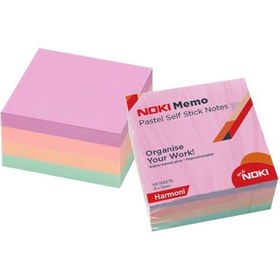 Resim Noki Yapışkanlı Not Kağıdı Küp 400 Syf 75x75 Pastel Harmoni 12013-22 