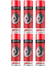 Resim OTO MOTTO Braxıs Fren Balata Spreyi Braxis 500 ml 6 Adet 