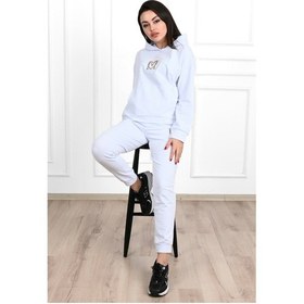 Resim Koza Butik Kadın Baskılı Cepli Uzun Kollu Eşofman Takımı 3679-23 001 