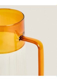 Resim Turuncu Detaylı Cam Sürahi 1600 Ml 