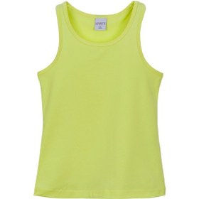 Resim Lovetti Neon Sarı Kız Çocuk Düz Basıc Yüzücü Atlet 13-141S019 Sarı 