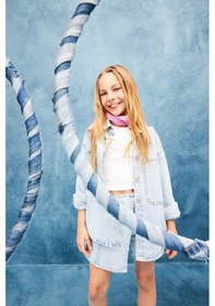 Resim Defacto Kız Çocuk Jean Ceket E9205a825aunm39 Mavi 