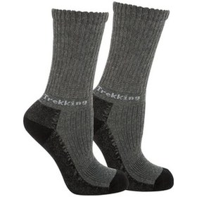 Resim Thermoform Trekking Çocuk Çorap Antrasıt 