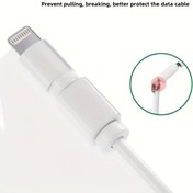 Resim 2 Adet Kablo Koruyucu, Telefon Şarj Kablosu Klipsi, Çoğu Kabloya Uygun Dayanıklı Aksesuar 