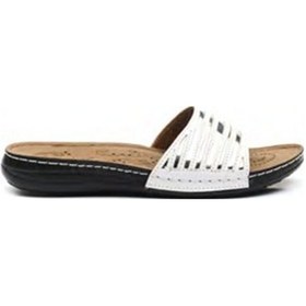 Resim Cv Dr.tavsiyeli Ortapedik Kadın Terlik Beyaz 