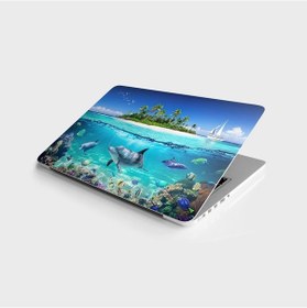 Resim Laptop Sticker Bilgisayar Notebook Pc Kaplama Etiketi Ada Deniz 
