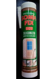 Resim Somafix S127 Silikonize Mastik - Altın Meşe 