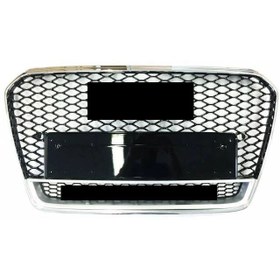 Resim Audi A5 RS5 Panjur Quattro Yazılı Krom/Siyah RS 2011-2016 Arası Uyumlu 