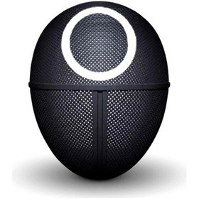 Resim Squid Game Yuvarlak Maske Çok Renkli 