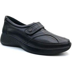 Resim King Paolo U6595 Shoeflex Bunyon - Siyah - Bayan Ayakkabı,Deri Ay 