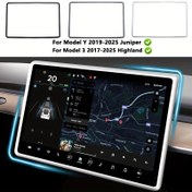 Resim For Tesla Model 3 (2017-2025) ve Model Y (2019-2025) için Juniper Silikon Ekran Koruyucu, Kenarından Kenara Çerçeve, Dokunmatik Kontrol Kılıfı, Gösterge Paneli Dekoratif Aksesuar, Yüksek Kaliteli Silikon, Esnek Tasarım, Kolay Kurulum, Model Y/A Tam Aksesuar 
