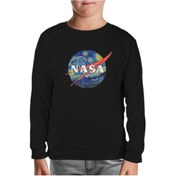 Resim Nasa - Van Gogh Siyah Çocuk Sweatshirt 