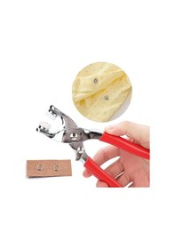 Resim Ayt Powermaster Pm-24921 Çıtçıt Ve Metal Düğme Montaj Pensesi Penye Gömlek Çıtçıtı Takma Pense 