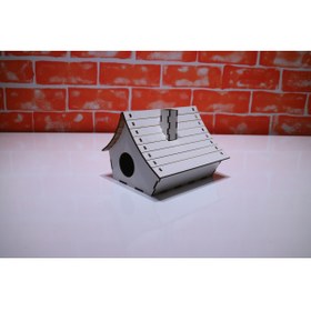 Resim Ahel Ahşap kuş evi 