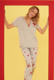 Resim Nbb Grimelanj The Cats Heart Pijama Takım 