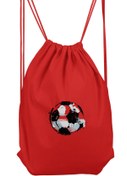 Resim herotasarım Futbol Topu Spor Sırt Çantası 36x50 Cm Bll1265 