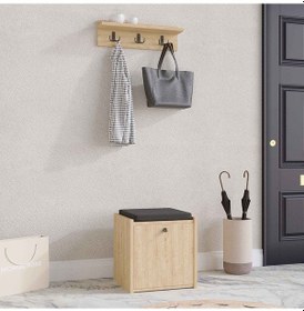 Resim Decormet Tinky Puflu Ayakkabılık Safir Meşe Diğer 