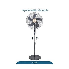 Resim Sinbo SF-6788 Ayaklı Vantilatör 