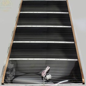 Resim Karbon Isıtıcı Film Hazır Kablo Fişli Kafes Kümes Zemin Ayak Isıtıcı125x80 CM 