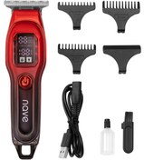 Resim nave BQ-02 T Bıçaklı Şarjlı Tıraş Makinesi – LED Ekranlı, Profesyonel Sakal & Saç Kesim 