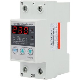 Resim Dianziye Svp-912 230v Aşırı Ve Düşük Gerilim Koruyucu, Ayarlanabilir Kurtarma Zamanı Ve Voltaj Gösterici Röle 
