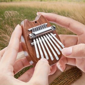 Resim Sevimli Totoro Karimba Başparmak Piyano - 8 Notlu Ahşap Oyma Müzik Hediye Kutusu, Başlangıç Seviyesi İçin Taşınabilir Mini Enstrüman, Kadınlar/Kız Arkadaş için Noel/Sevgililer Günü Doğum Günü Hediyesi, Akort Çekici Dahil 