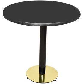 Resim Beymobilya Karanfil Werzalit Yuvarlak Gold Masa Q90 (545562184) 