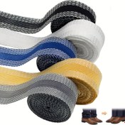 Resim 10 adet Dikişsiz Hem Bandı - Pantolon, Kot ve Pantolonlar için Kendinden Yapışkanlı Kumaş Yama - Kolay Dikiş, Dayanıklı Giysi Tamir Şeritleri - Çeşitli Renkler (Beyaz, Siyah, Kahverengi, Gri, Mavi) - Ustalık ve Moda Aksesuarları için İdeal, Ustalık Malzemeleri|Şık Giysi Aksesuarı|Dayanıklı Tamir Kumaşı 